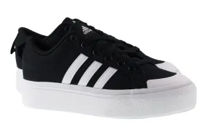 Adidas Womens Bravada 2.0 Mid Platform Black and White