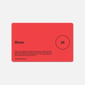 Blues Gift Card - £20