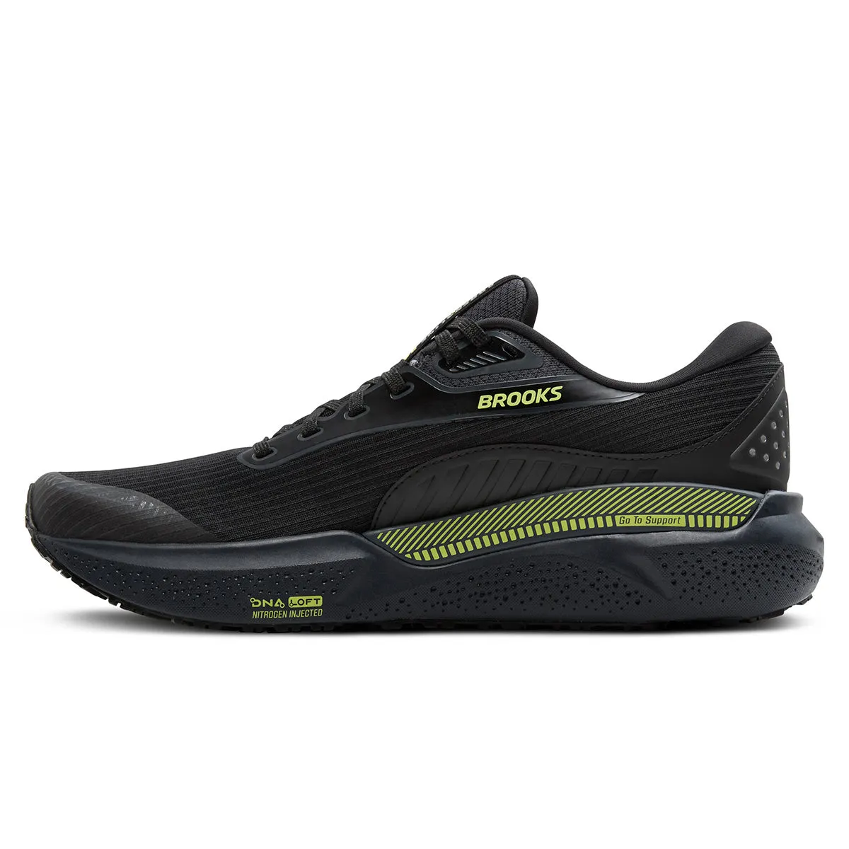 Brooks Adrenaline GTS 24 Weatherized Mens | Black/ebony/new Yellow