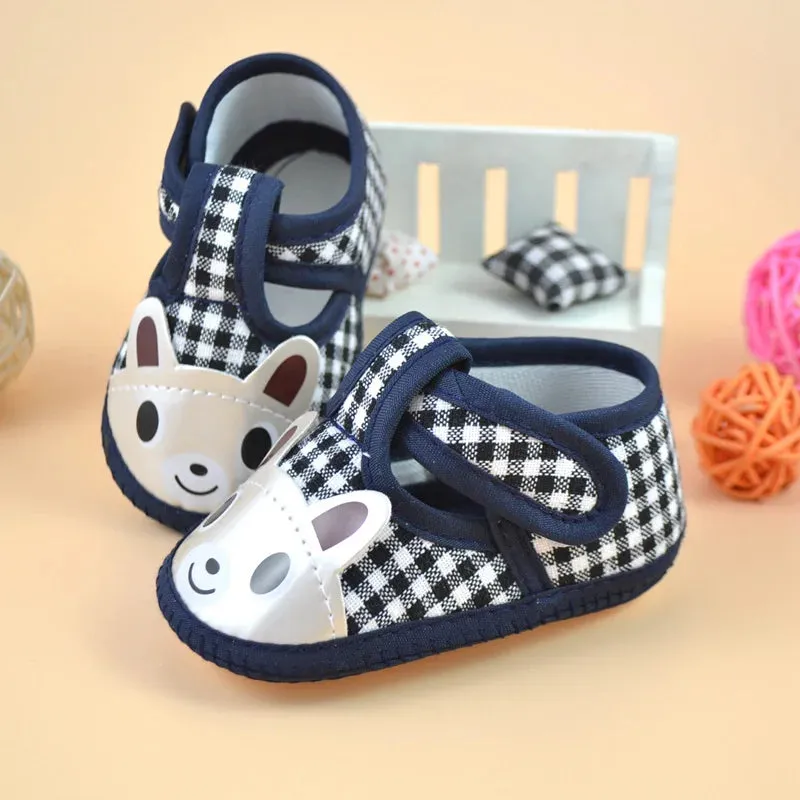 Cartoon Baby Booties Girl Boy Soft Sole Anti-slip Shoes Toddler Shoes Scarpe Bambino Baby Schoenen Newborn Shoes First Walkers