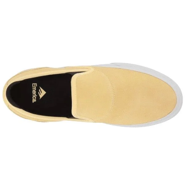 EMERICA WINO G6 SLIP ON YELLOW/ WHITE