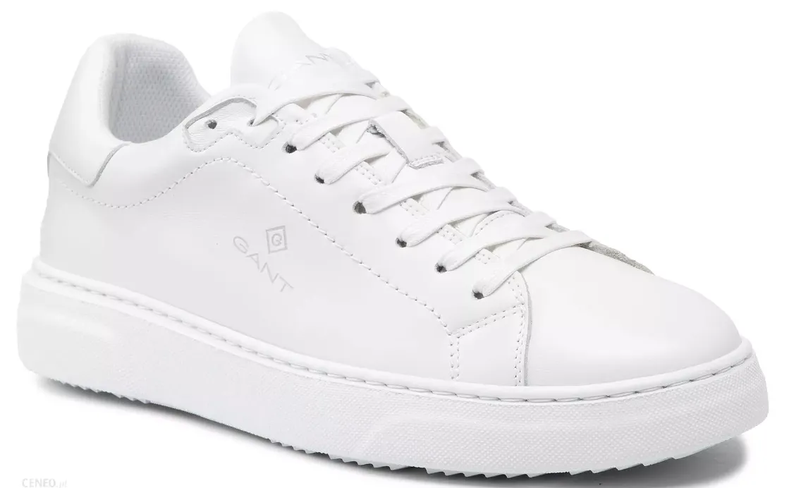 GANT- Joree, Lightweight Leather Trainer, White