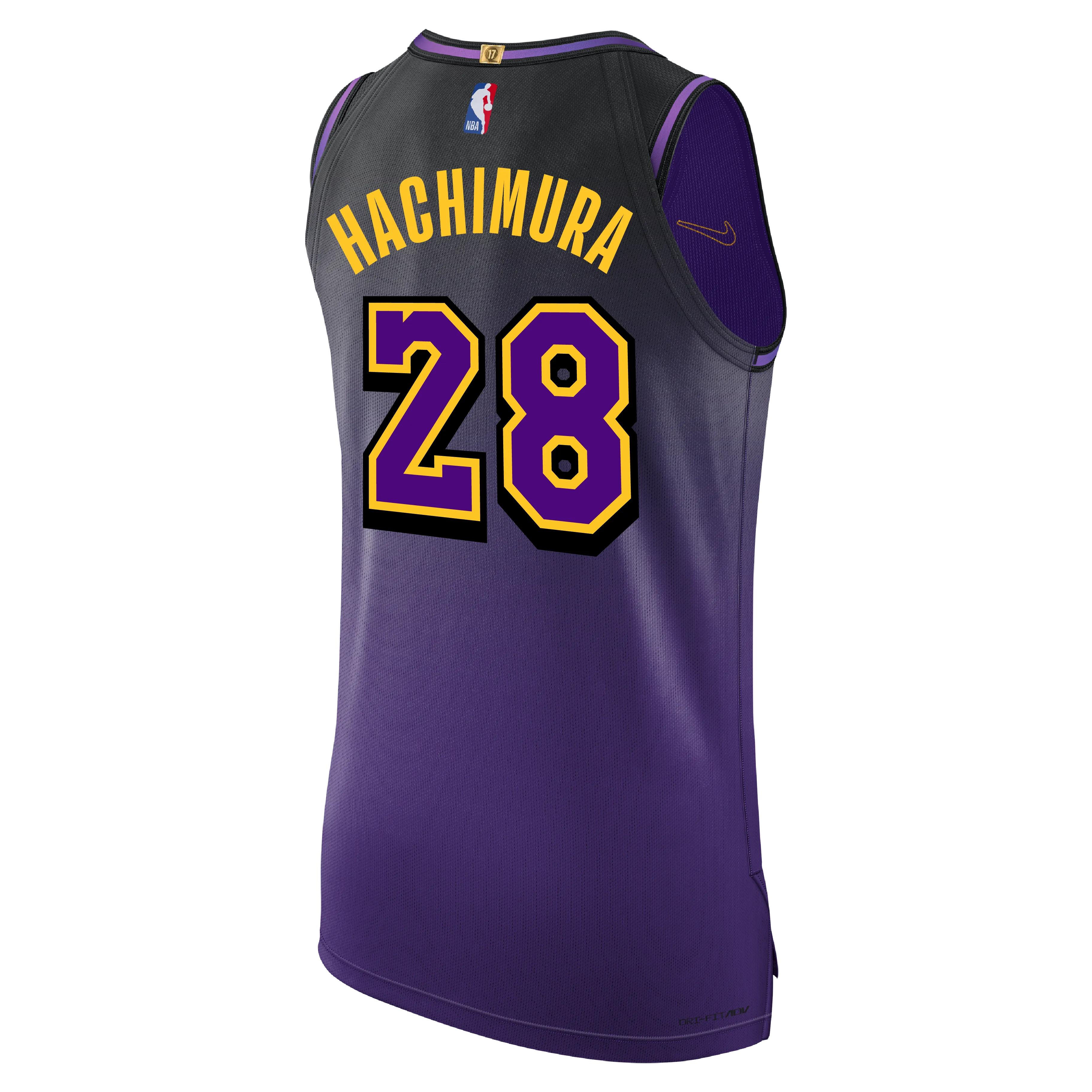 Lakers CE24 Hachimura Authentic Jersey