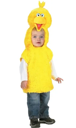 Sesame Street Boys Big Bird Fancy Dress Costume Vest