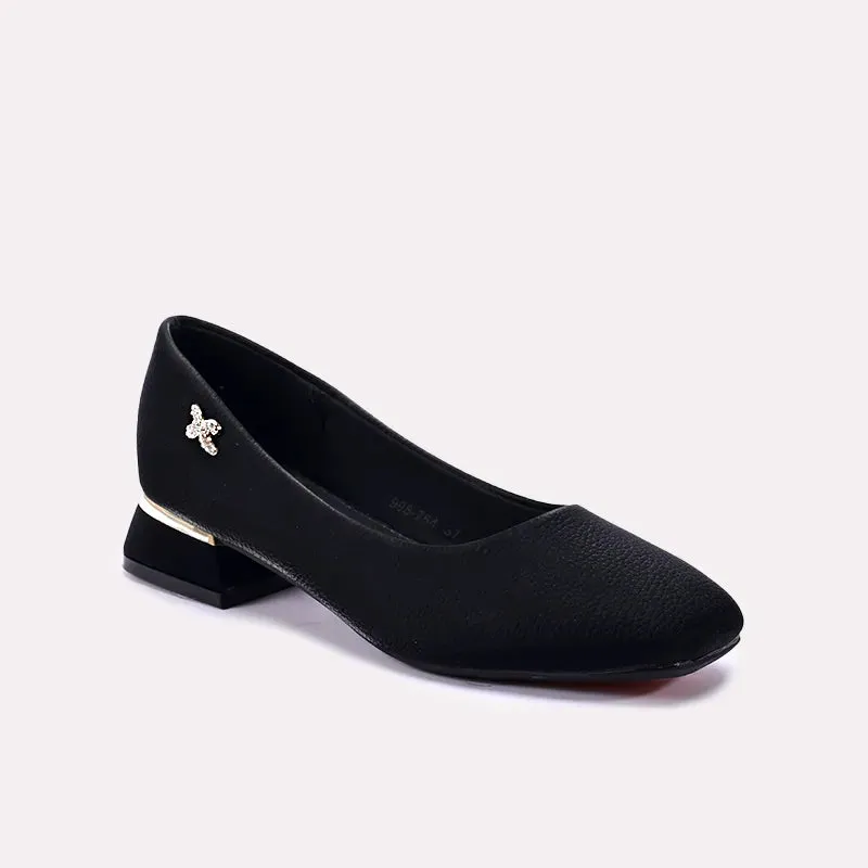 Tezel Black Casual Pumps 0431272