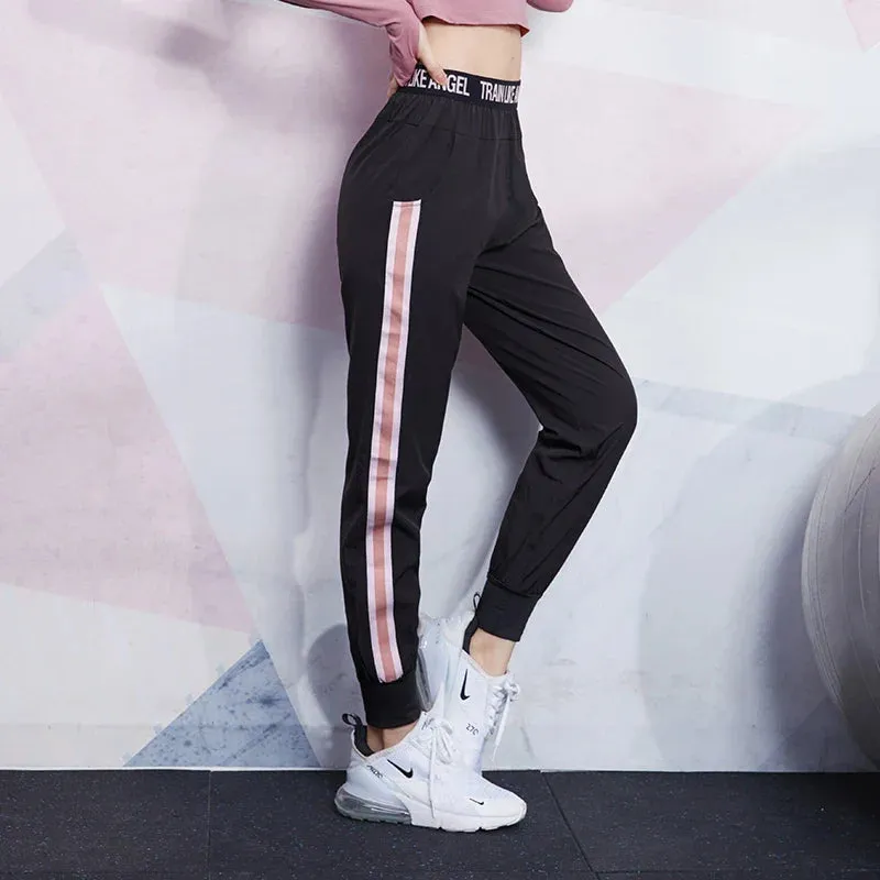 Thin Quick Dry High Waist Yoga Gym Sweatpant